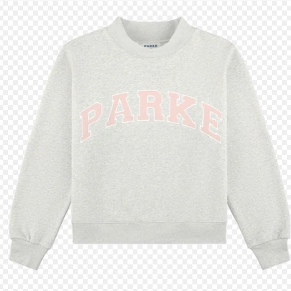 NEW Parke Varsity Miami Gray Sweatshirt S/M